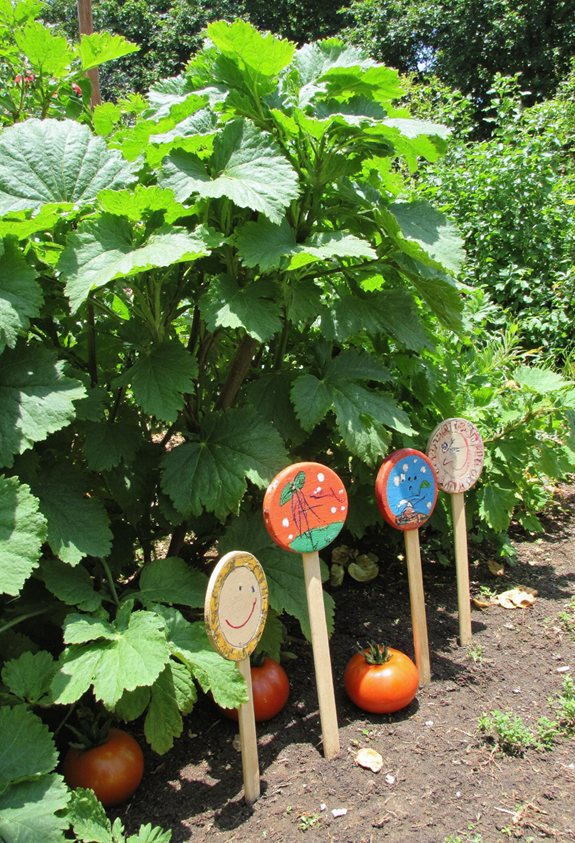étiquette de jardin organisation charme