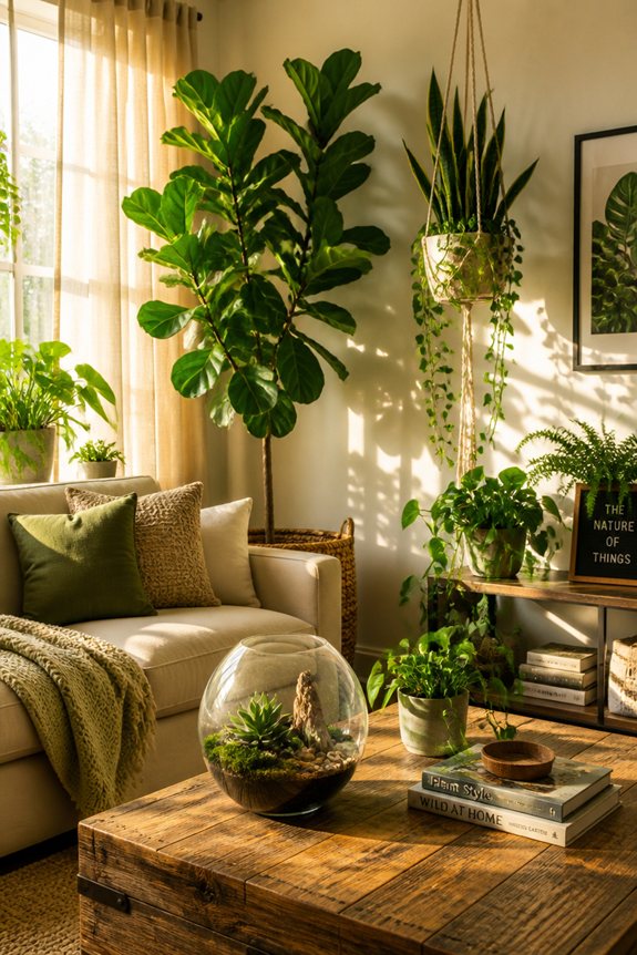 les plantes d'intérieur purifient l'air