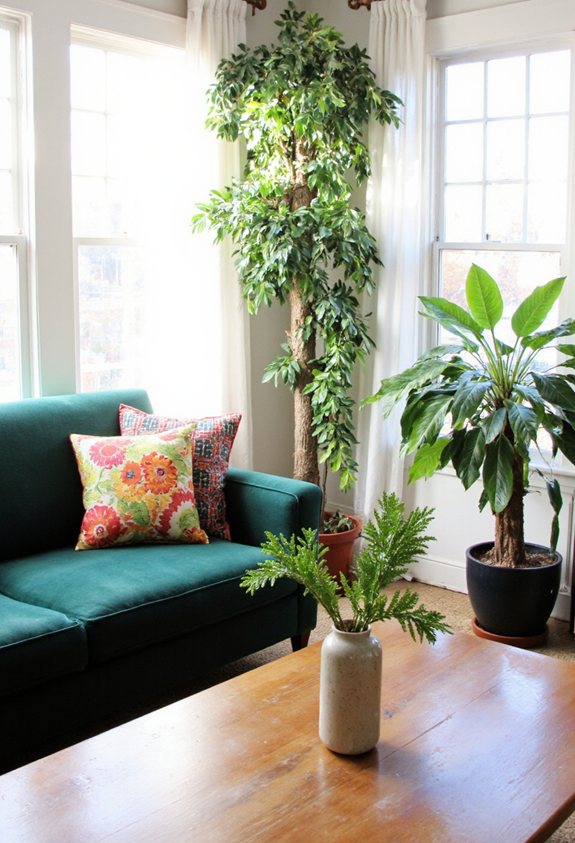 les plantes d'intérieur rafraîchissent les maisons