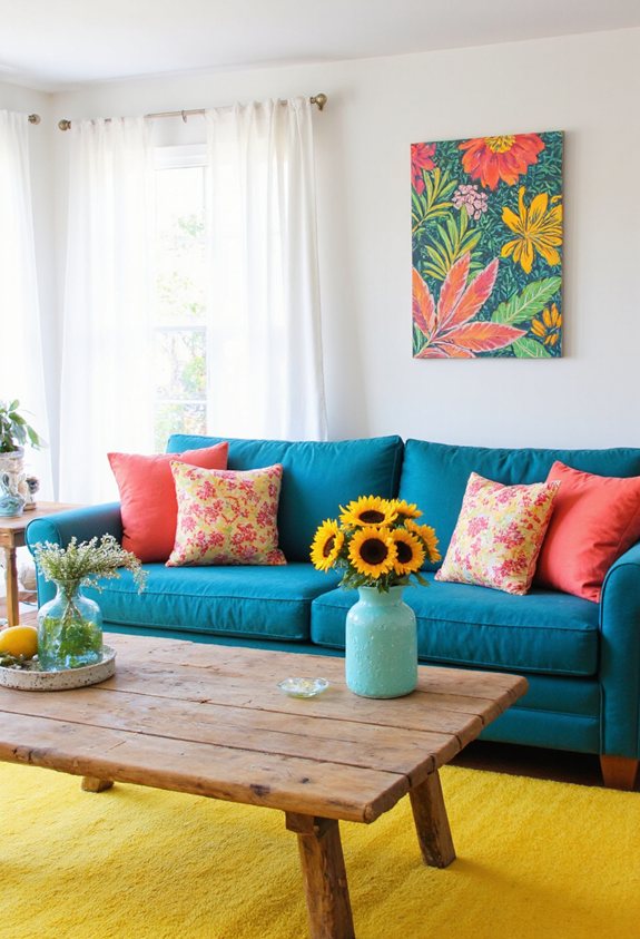vivez des couleurs d'accent vives