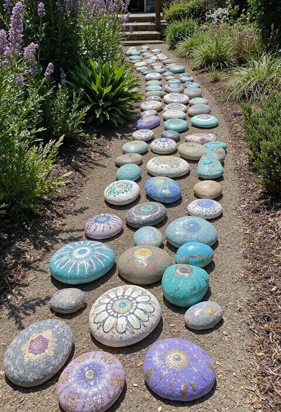 jardin de méditation motifs de mandala