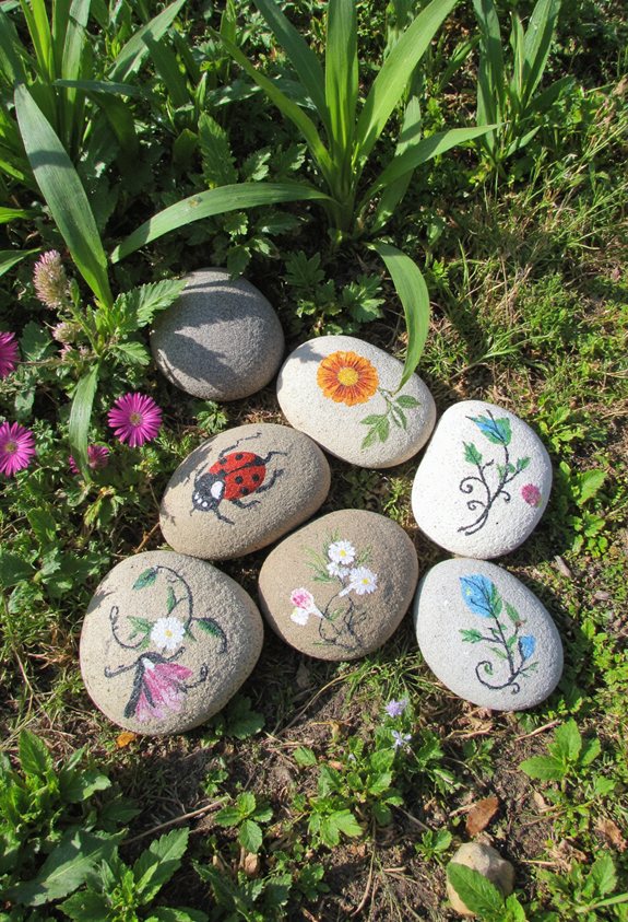 art de pierre peint inspiré par la nature