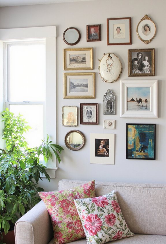 affichage de mur de galerie personnalisé