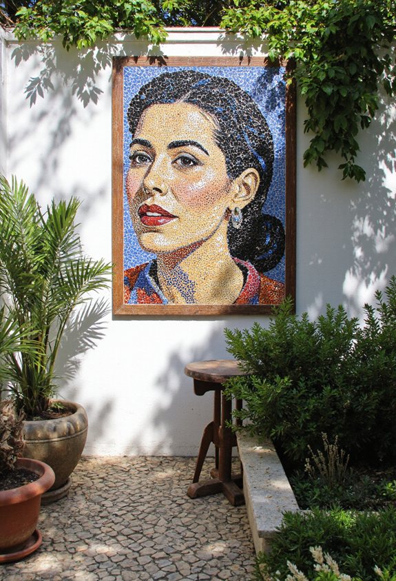 cadeaux de portrait mosaïque personnalisés