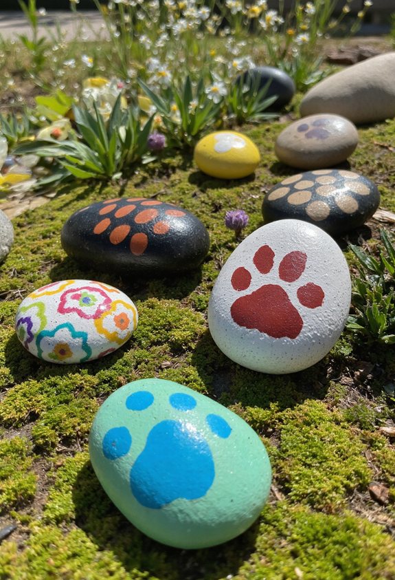motifs de pattes joyeuses