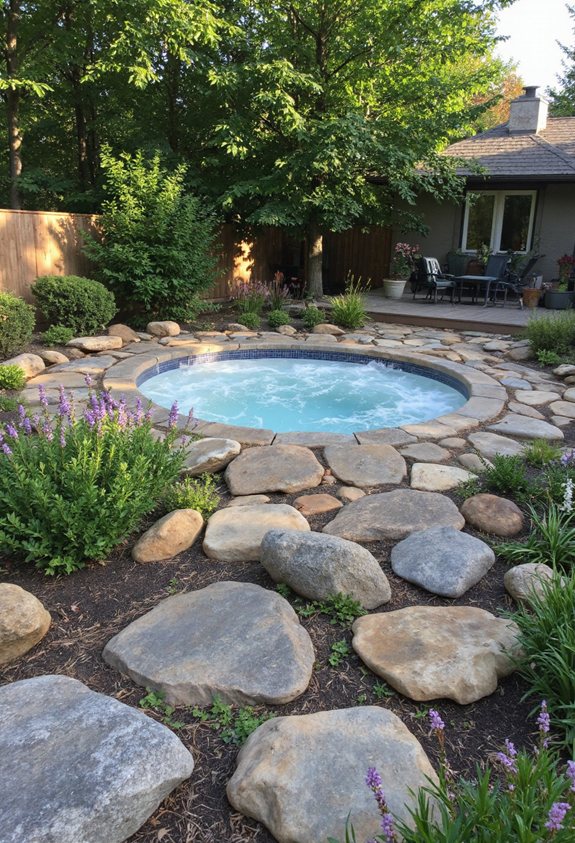 ambiance rustique en pierre naturelle