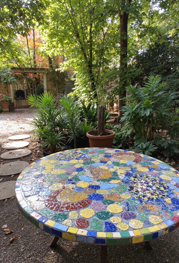 décoration intérieure mosaïque saisonnière
