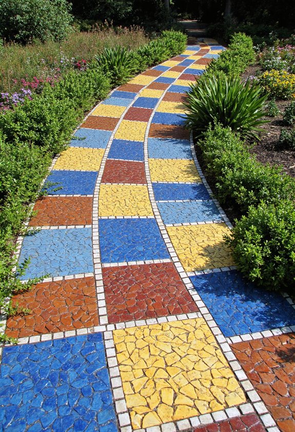 chemin mosaïque fonctionnel époustouflant
