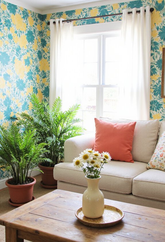 rénovation murale inspirée de l'été