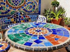 idées uniques de mosaïque intérieure extérieure