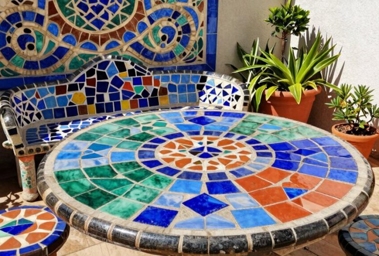 idées uniques de mosaïque intérieure extérieure