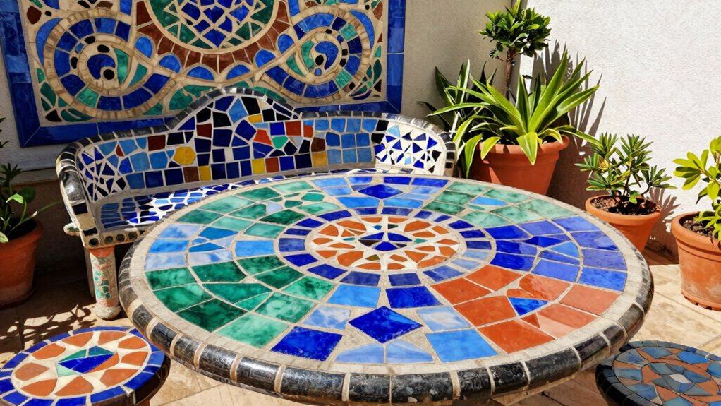 idées uniques de mosaïque intérieure extérieure