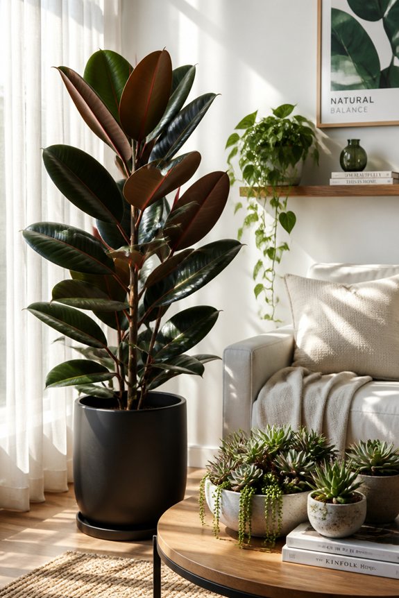 plante d'intérieur vibrante à faible entretien