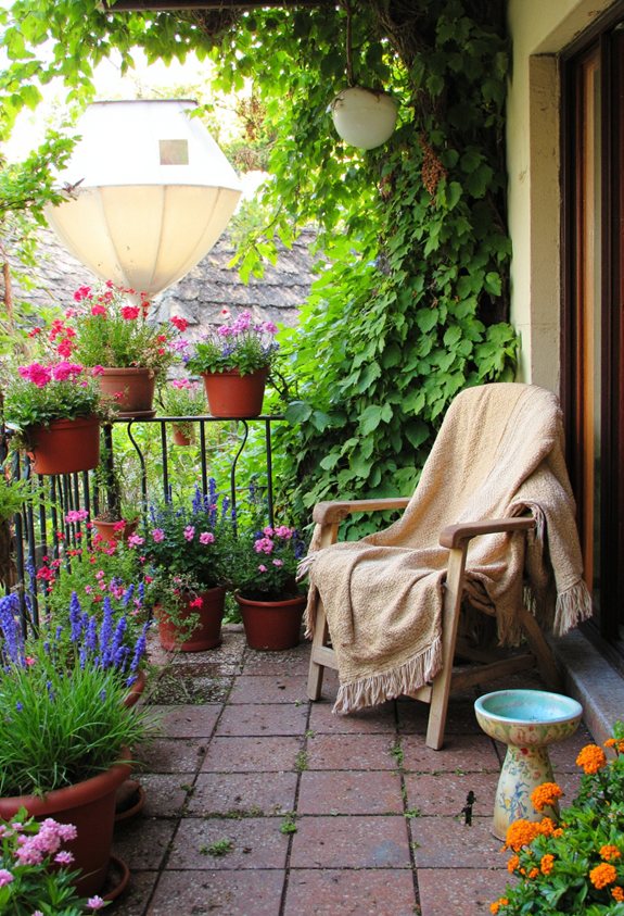 création d'un sanctuaire de faune sur balcon