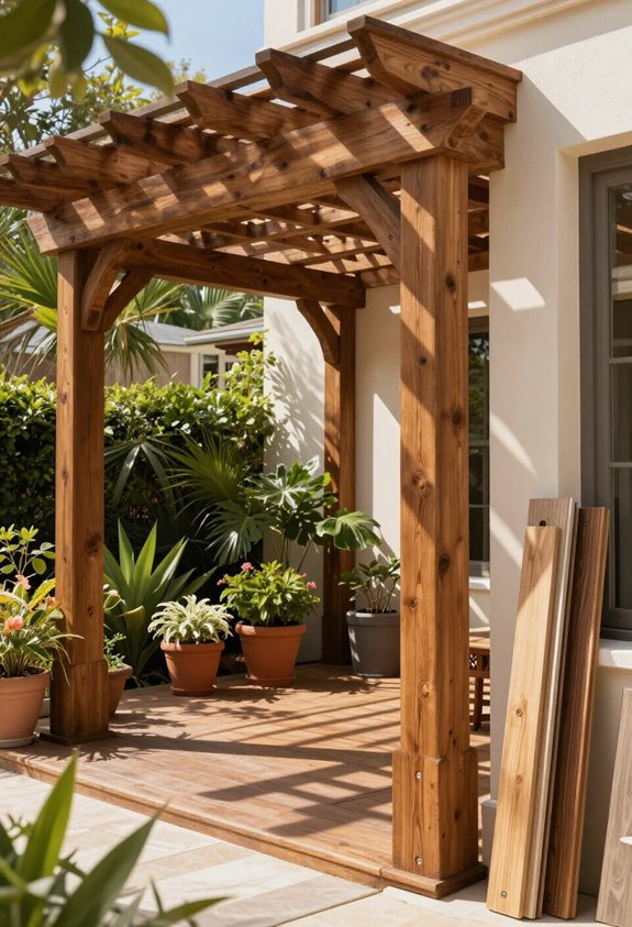 considérations de coûts pour l'installation de pergola