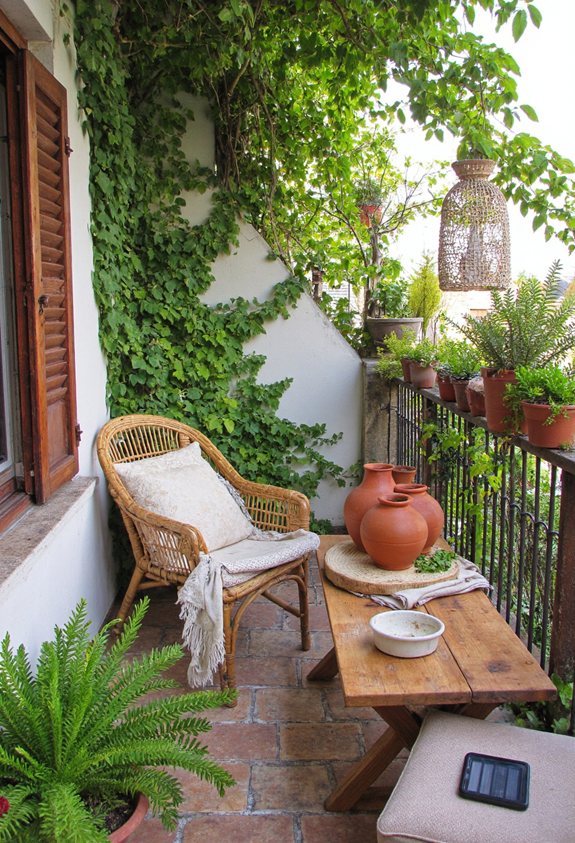 idées de décoration de balcon écologique