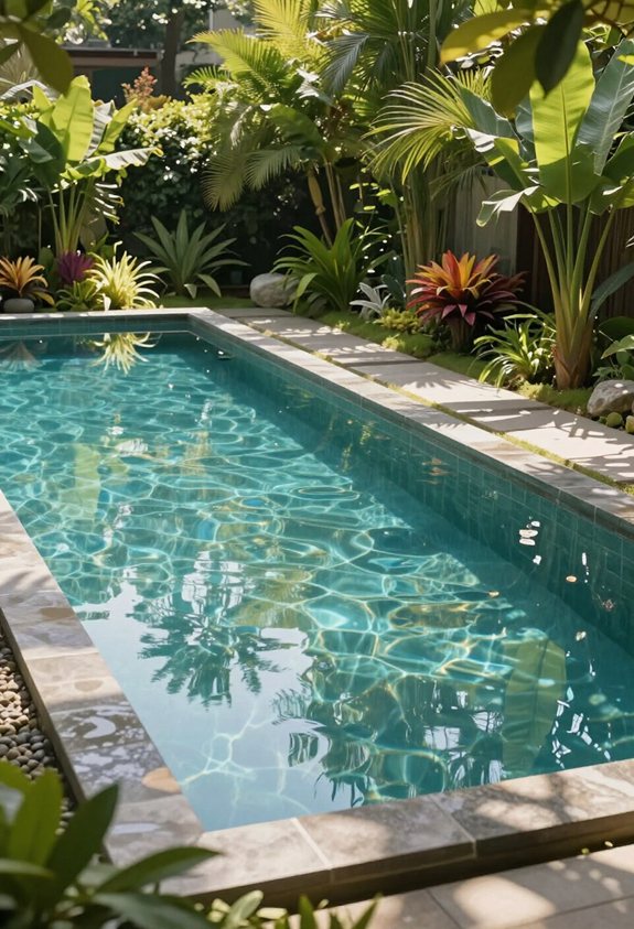 piscine jardin à débordement