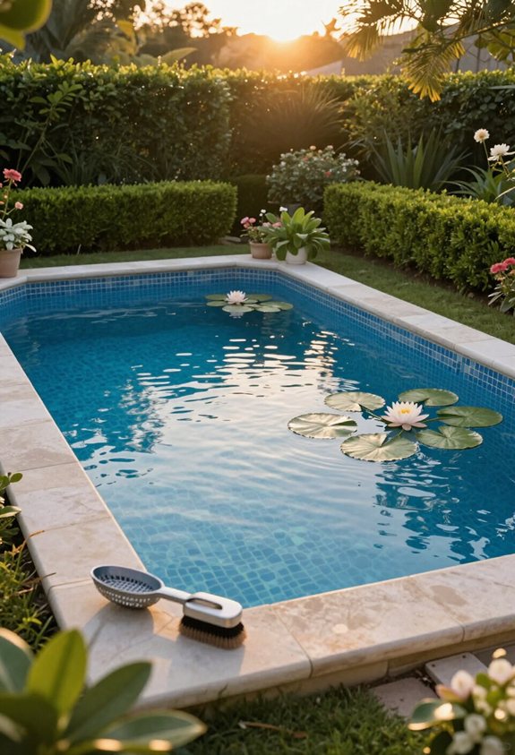 maintenir la propreté de la piscine quotidiennement