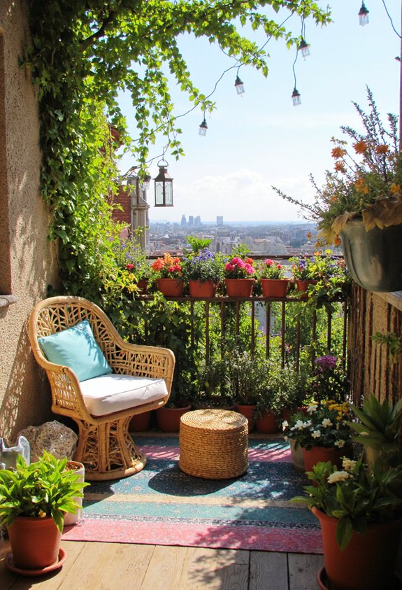 thème d'oasis personnelle de balcon