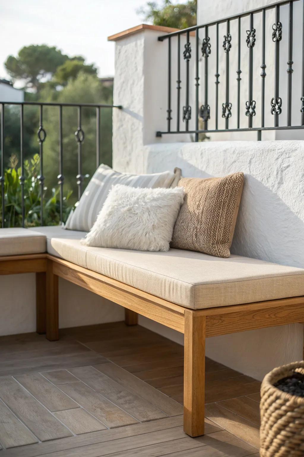 Creer un coin en L avec une banquette sur mesure