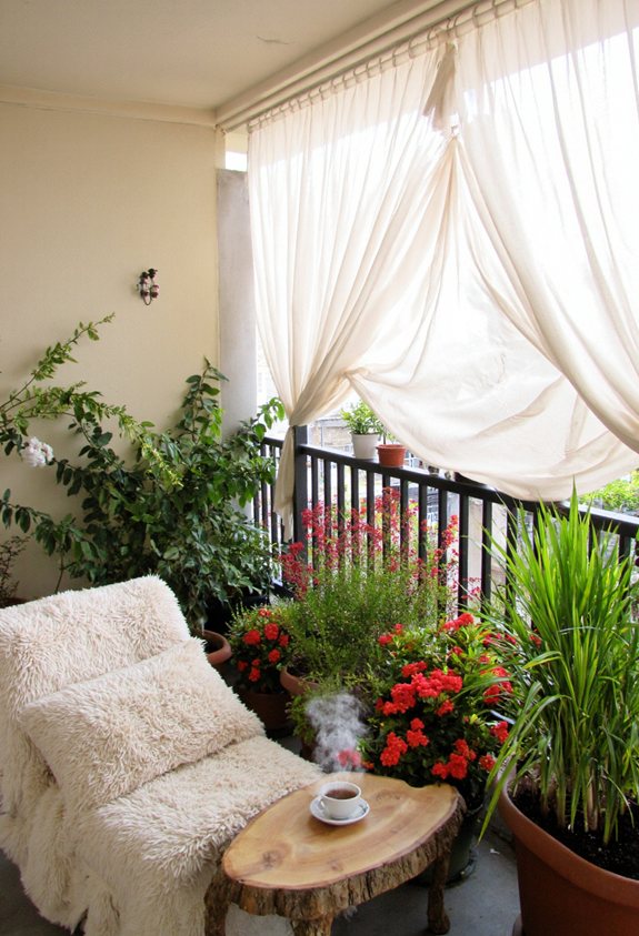 ombre pour le confort du balcon