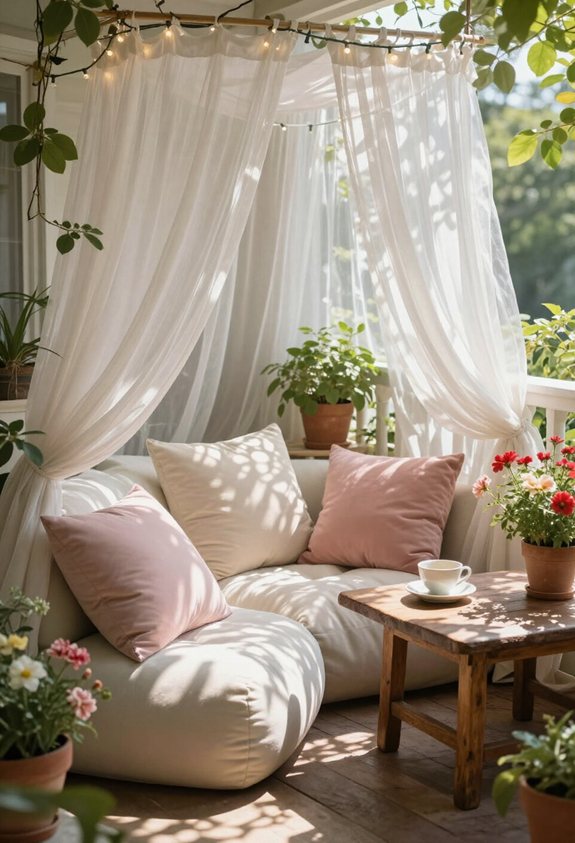 balcon ombragé oasis