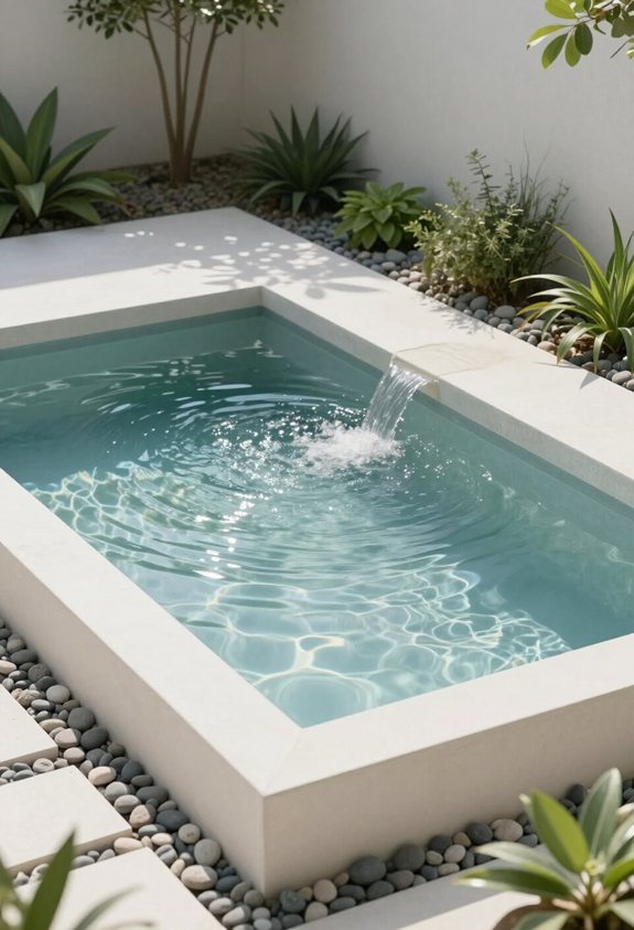 design de piscine minimaliste élégant