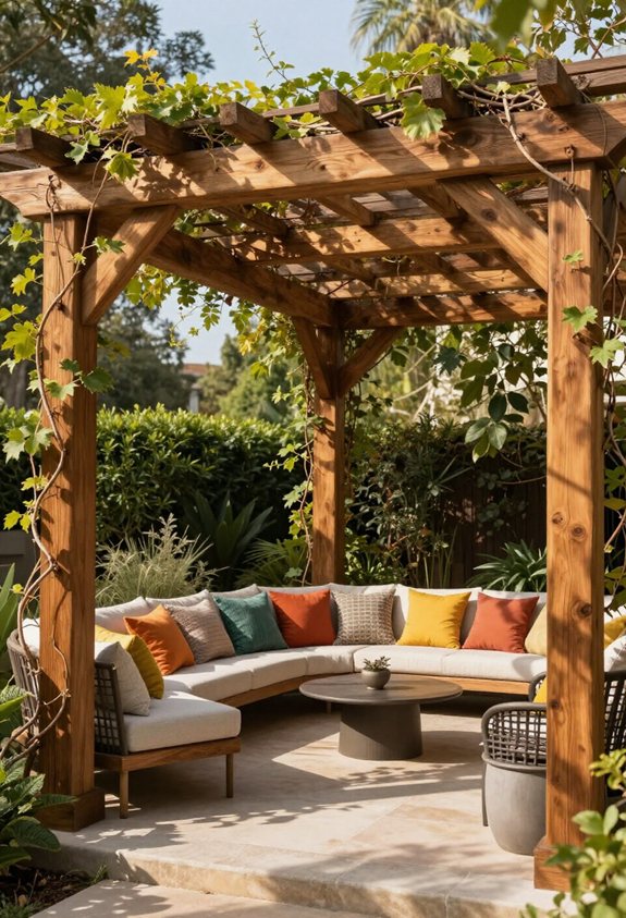 tendances de conception de pergola en bois
