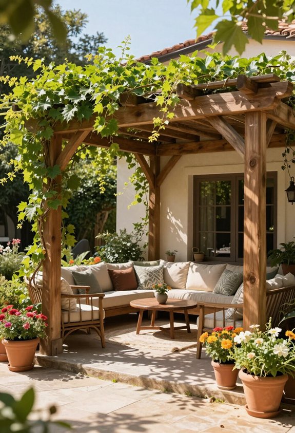 bénéfices d'une pergola en bois pour l'extérieur